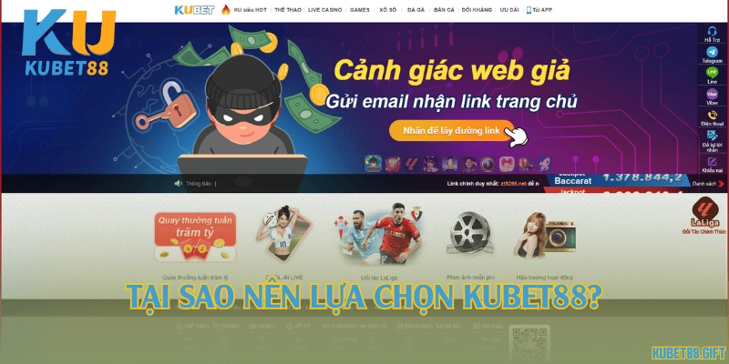 Tại sao nên lựa chọn Kubet88?